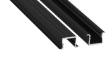 Profile LUMINES type axin black anodized 6,17 m